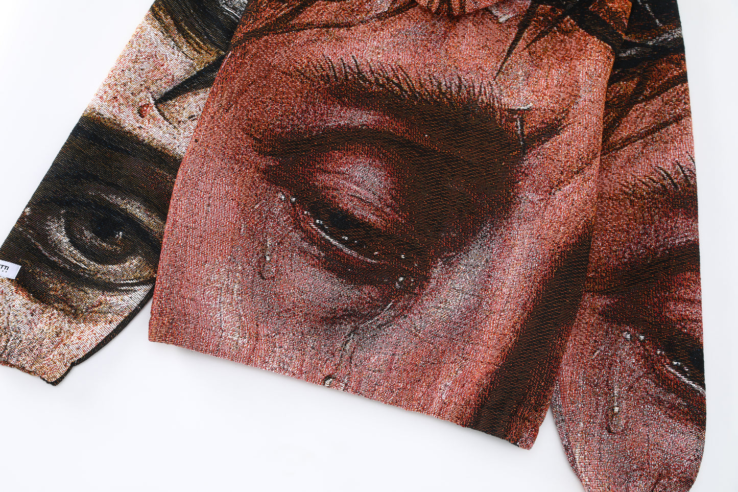 "CROWN OF THORNS" TAPESTRY JACQUARD FABRIC PULLOVER HOODIE