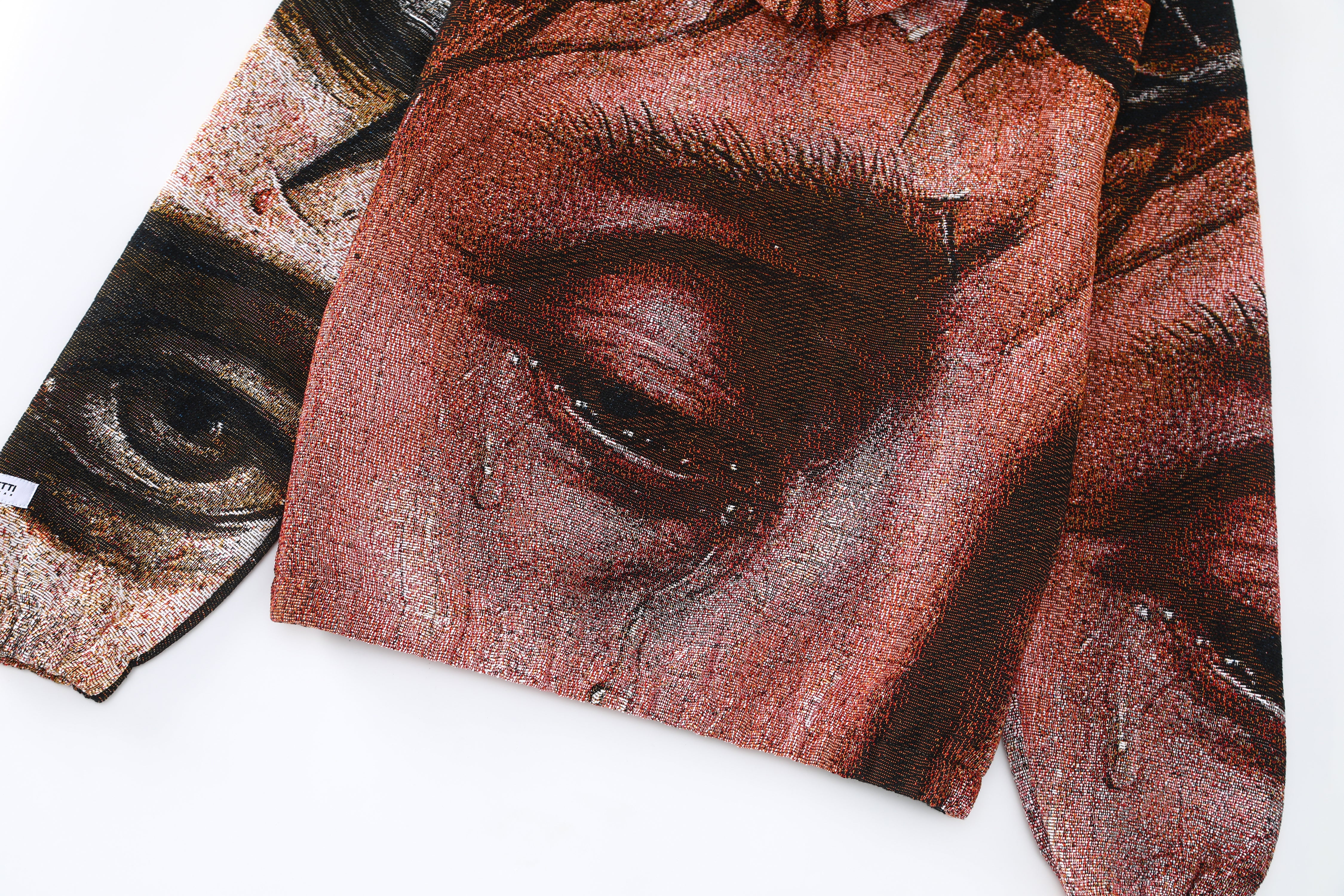 "CROWN OF THORNS" TAPESTRY JACQUARD FABRIC PULLOVER HOODIE - nickscacchetti