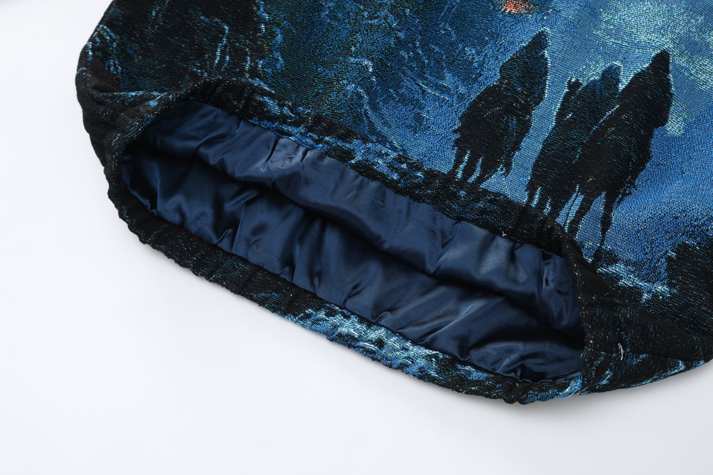 "THREE WISE MEN" TAPESTRY JACQUARD FABRIC PULLOVER HOODIE