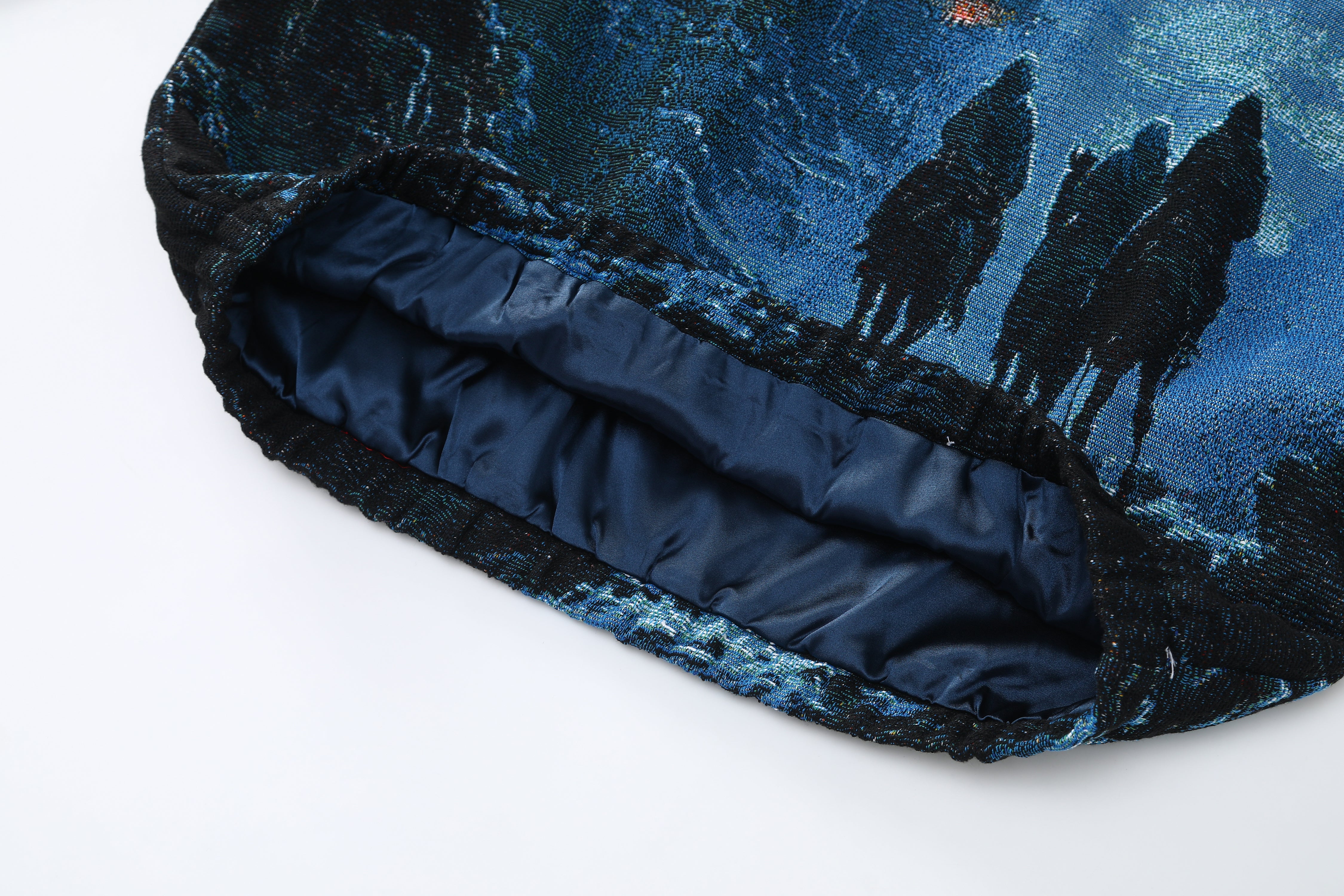 "THREE WISE MEN" TAPESTRY JACQUARD FABRIC PULLOVER HOODIE - nickscacchetti