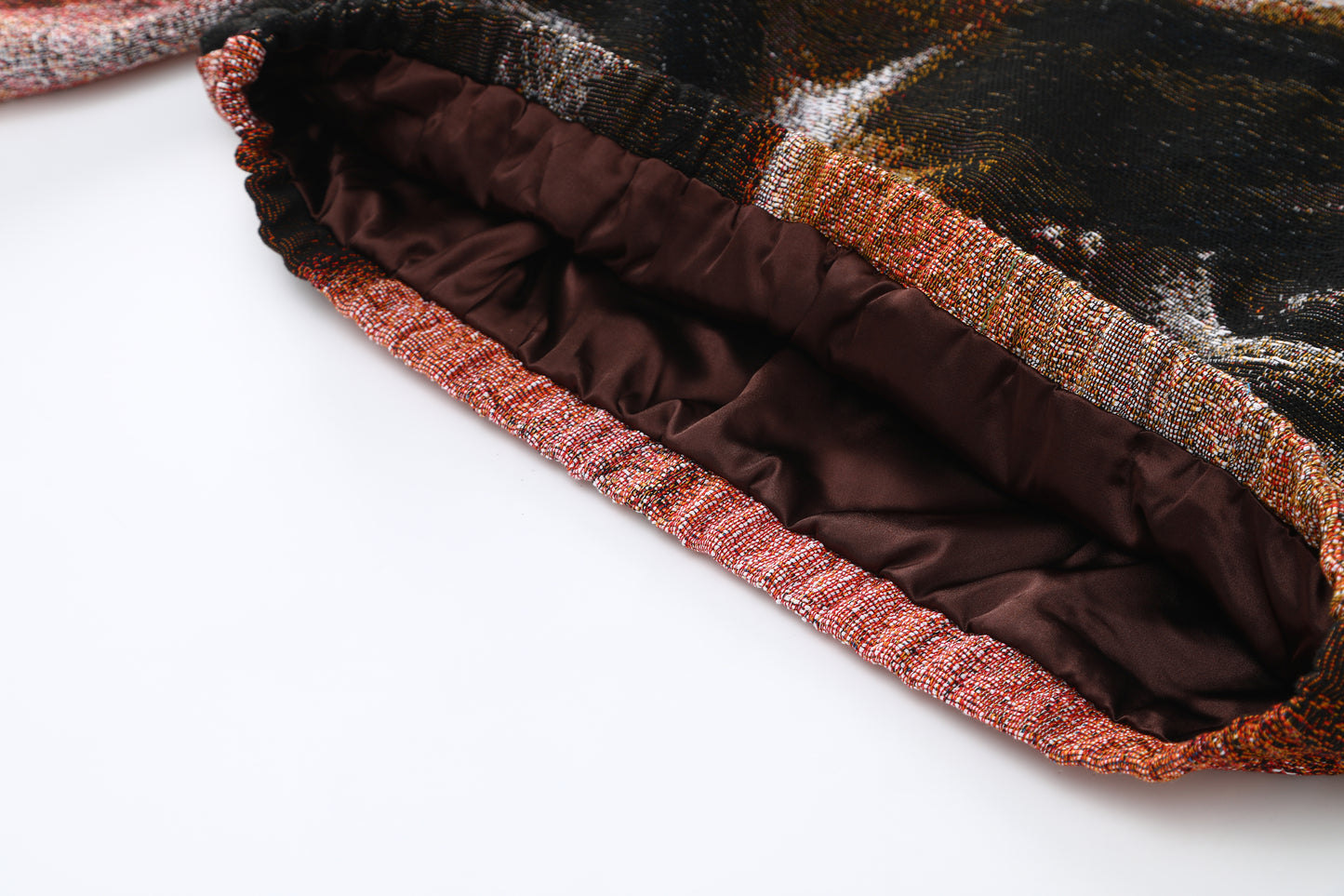 "CROWN OF THORNS" TAPESTRY JACQUARD FABRIC PULLOVER HOODIE