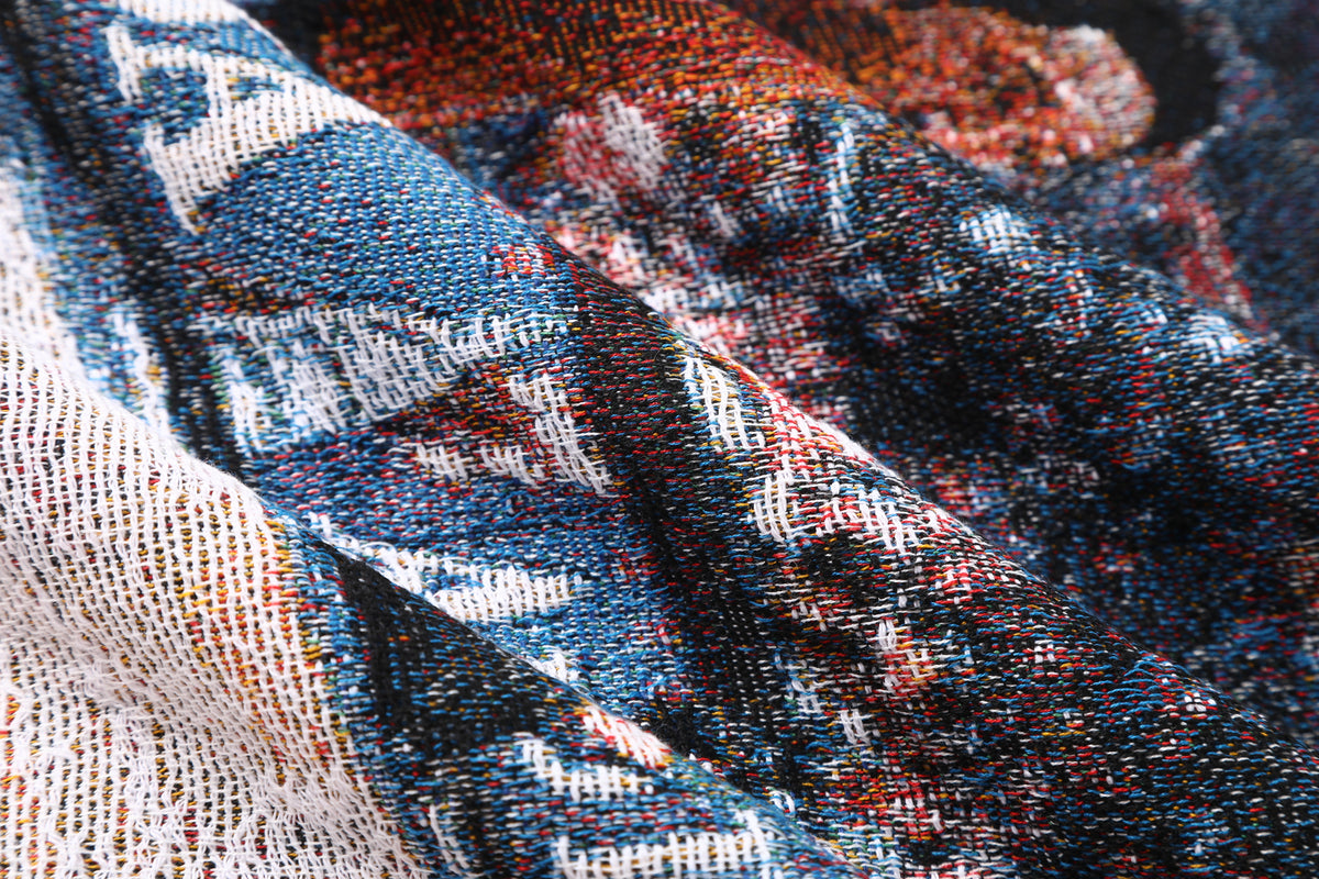 "Kobe" TAPESTRY JACQUARD FABRIC PULLOVER HOODIE - nickscacchetti
