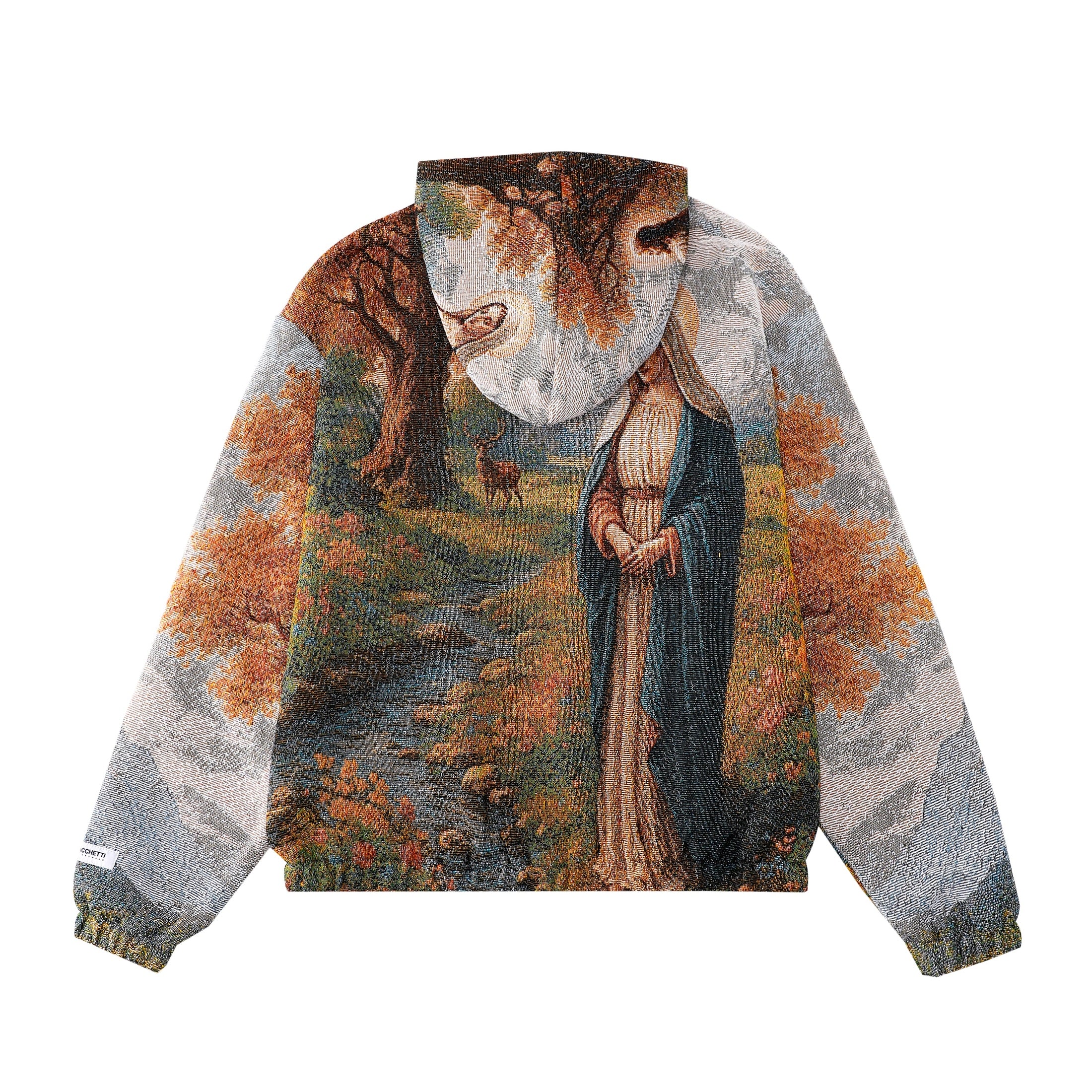 "HEAVENS MEADOW" TAPESTRY JACQUARD FABRIC PULLOVER HOODIE - nickscacchetti