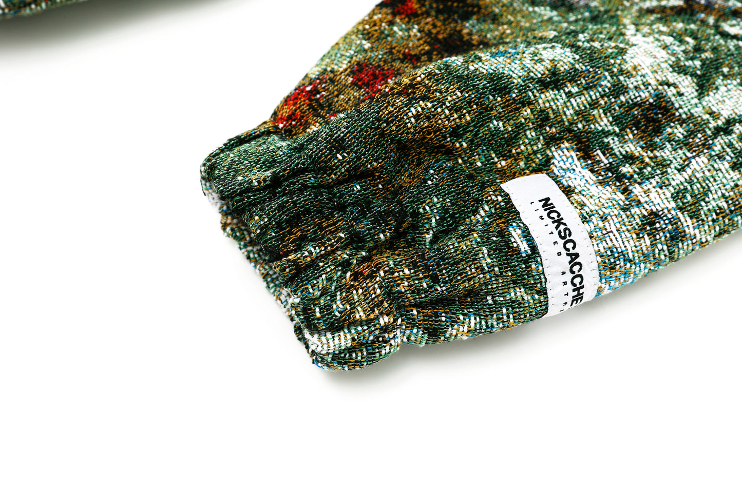 "MONET THE WATER LILY POND" TAPESTRY JACQUARD FABRIC PULLOVER HOODIE