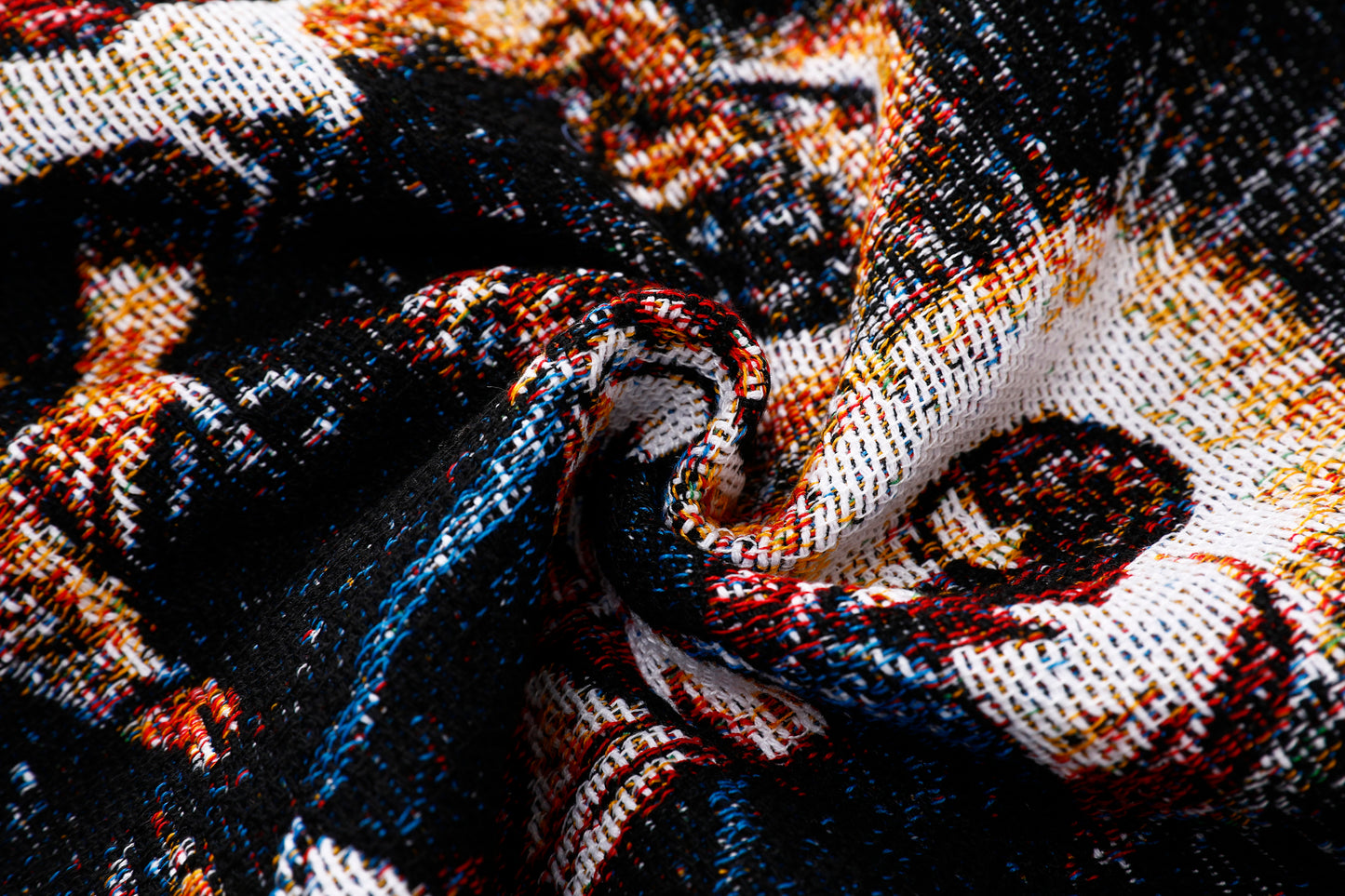 "TINTORETTO'S LAST SUPPER" TAPESTRY JACQUARD FABRIC DOUBLE-ZIP HOODIE