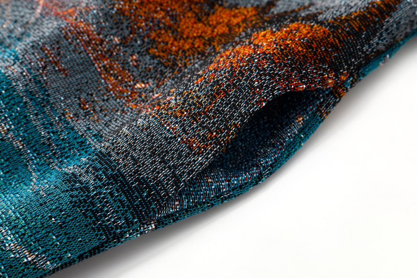 "HEAVEN & EARTH" TAPESTRY JACQUARD FABRIC PULLOVER HOODIE