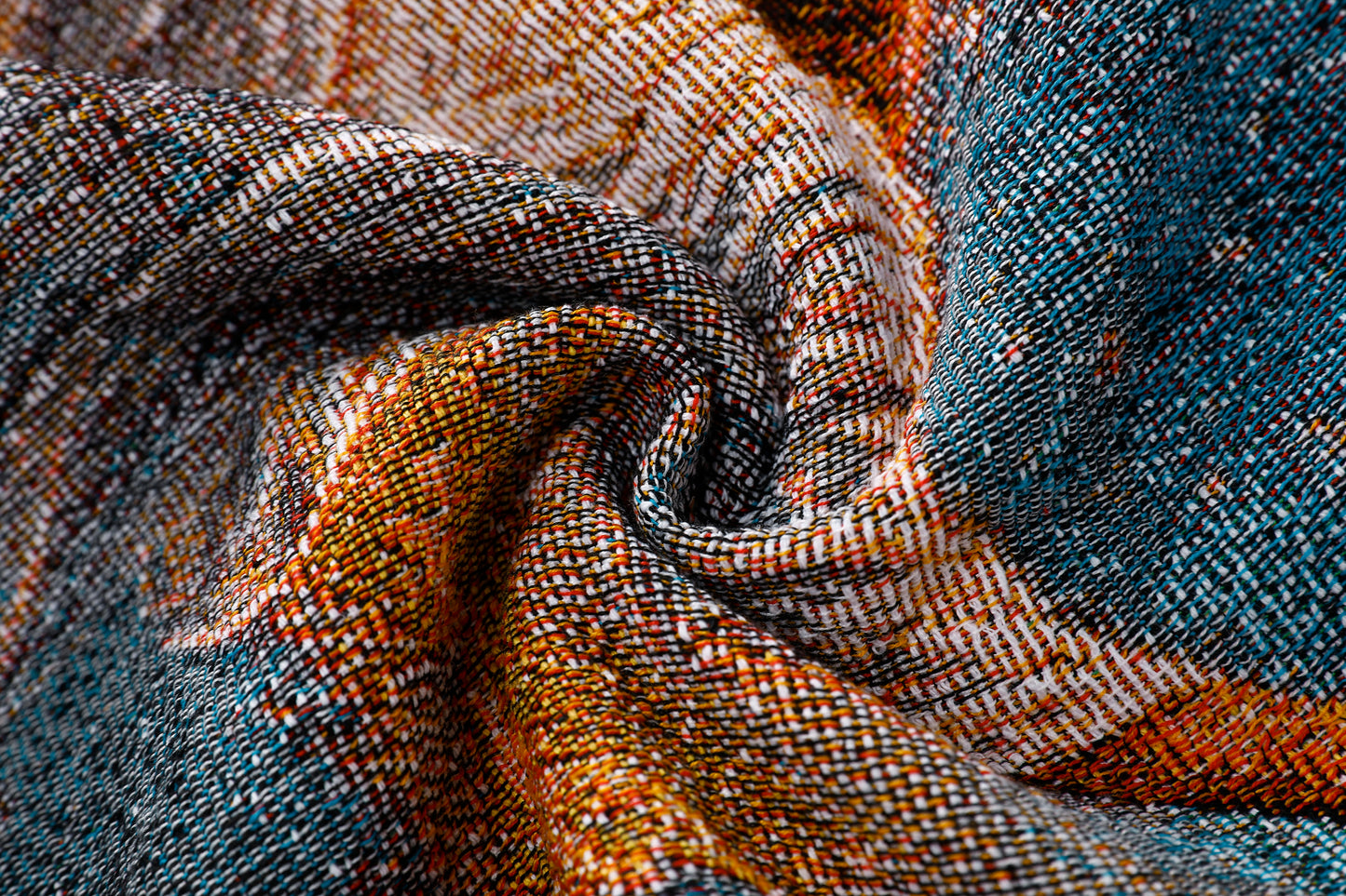 "HEAVEN & EARTH" TAPESTRY JACQUARD FABRIC PULLOVER HOODIE