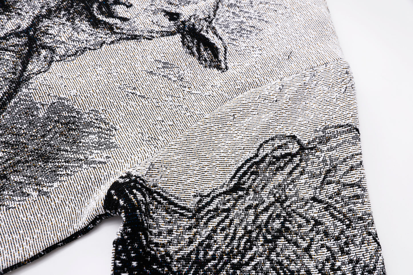 "SHEPARD OF JOY" TAPESTRY JACQUARD FABRIC PULLOVER HOODIE