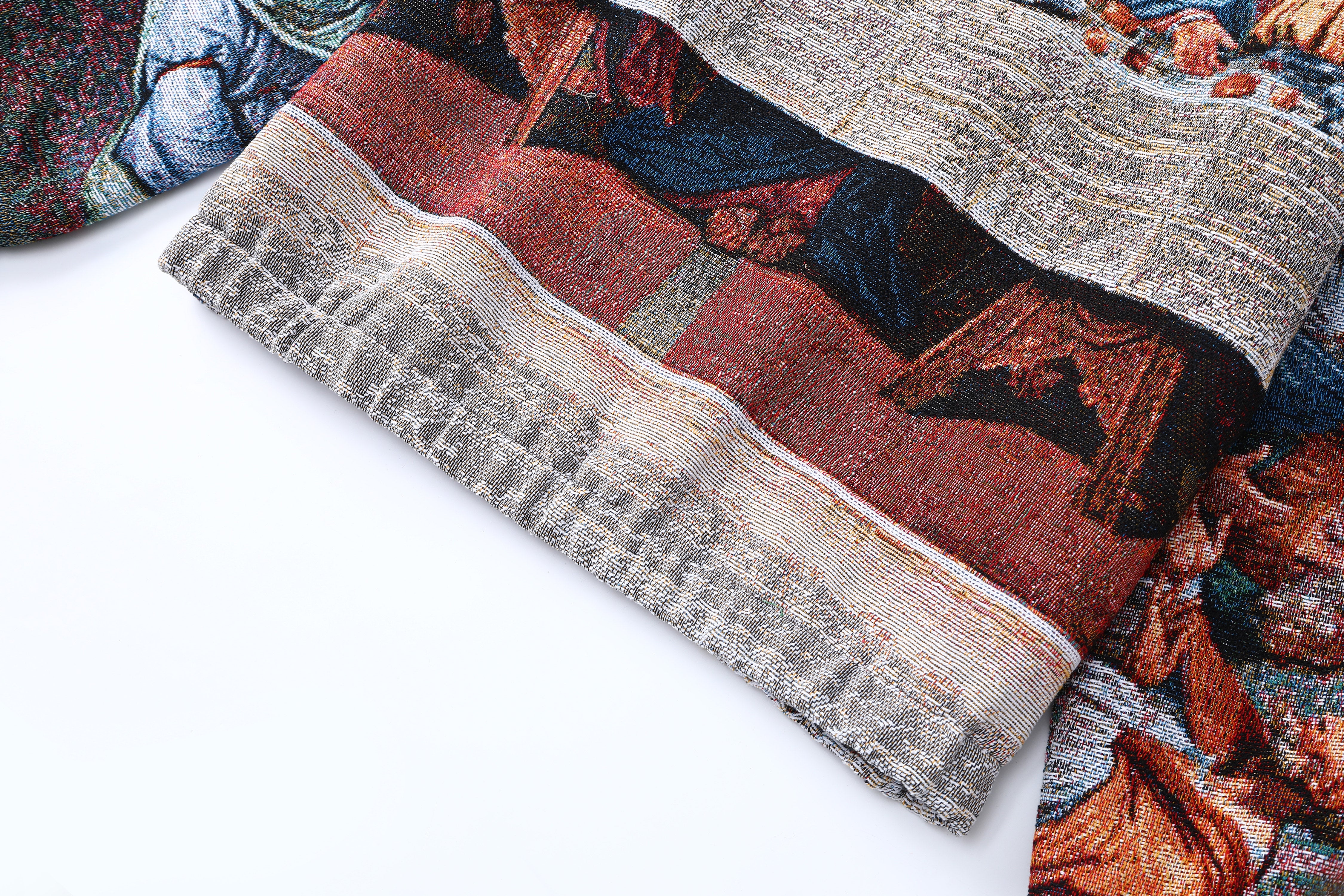 "THE LAST SUPPER" TAPESTRY JACQUARD FABRIC PULLOVER HOODIE - nickscacchetti