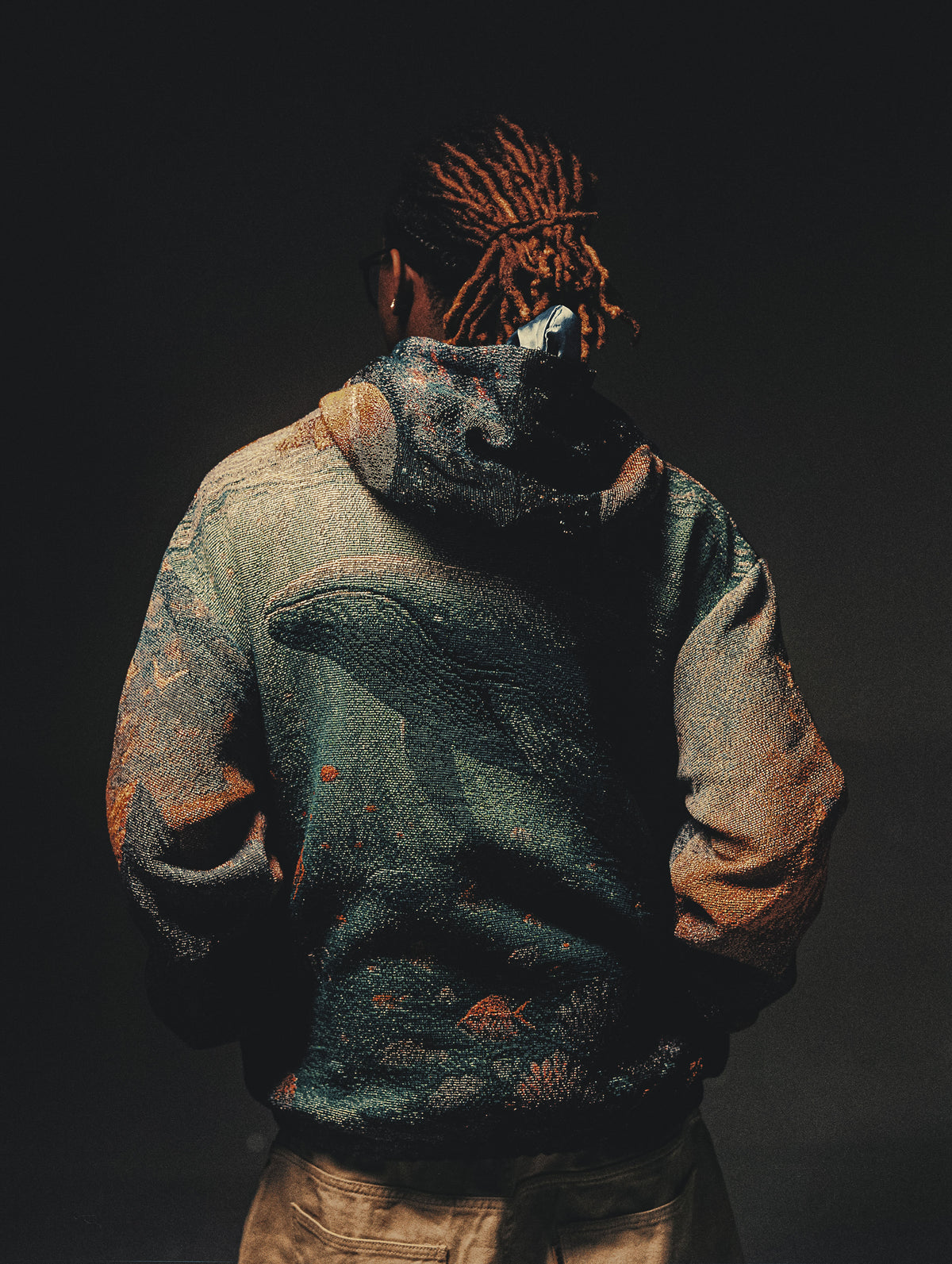 "HEAVEN & EARTH" TAPESTRY JACQUARD FABRIC PULLOVER HOODIE - nickscacchetti