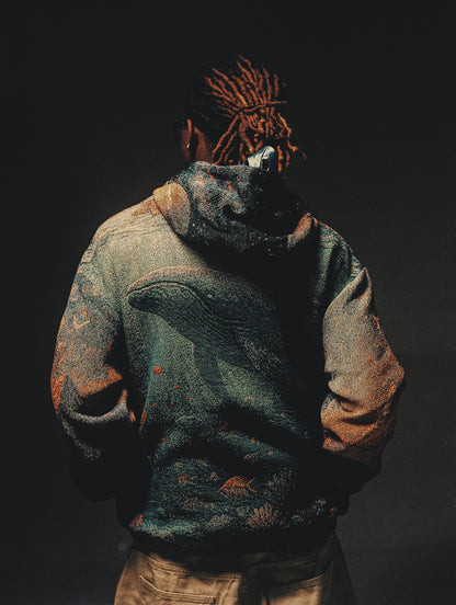 "HEAVEN & EARTH" TAPESTRY JACQUARD FABRIC PULLOVER HOODIE - nickscacchetti