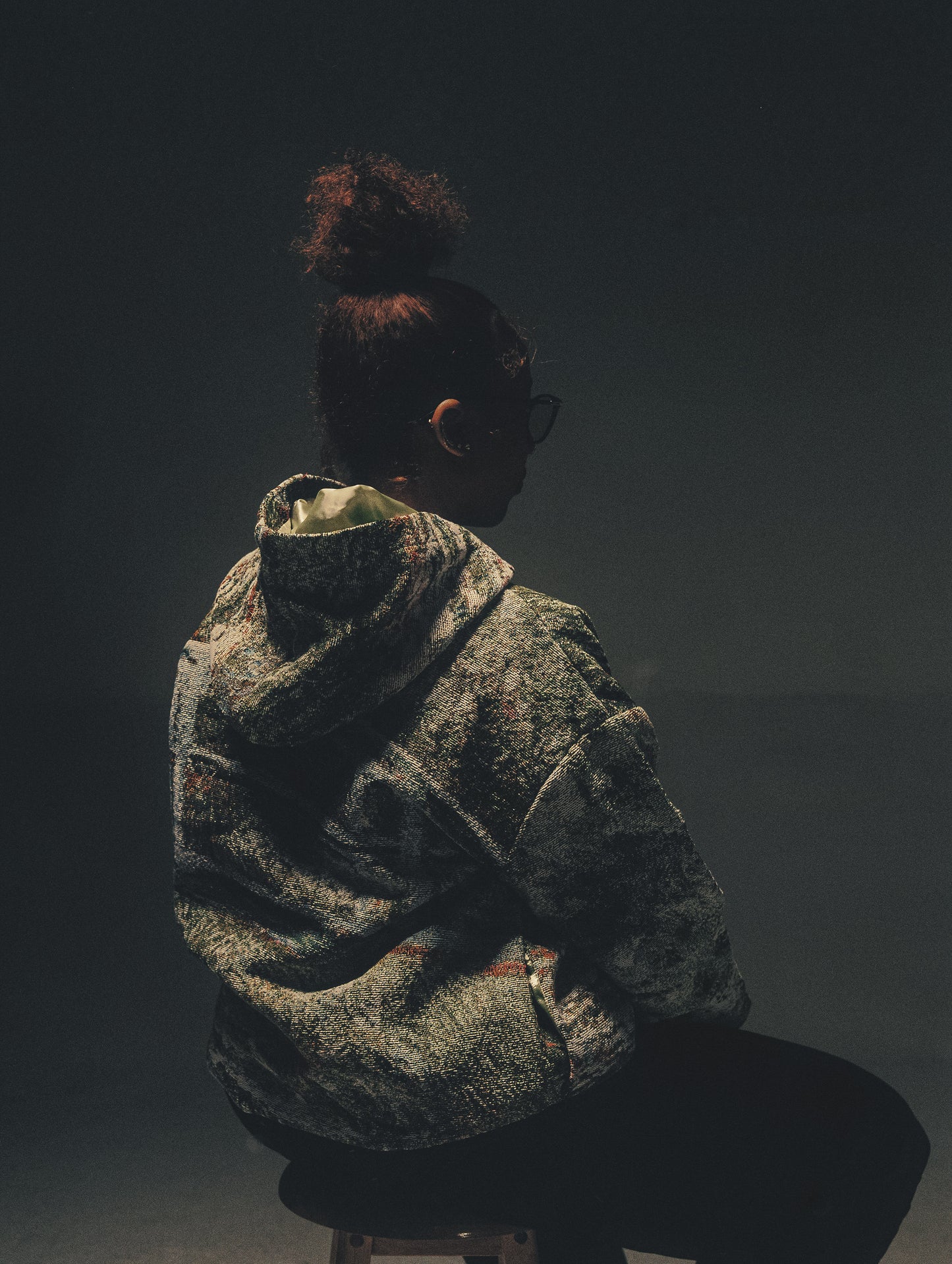 "MONET THE WATER LILY POND" TAPESTRY JACQUARD FABRIC PULLOVER HOODIE - nickscacchetti