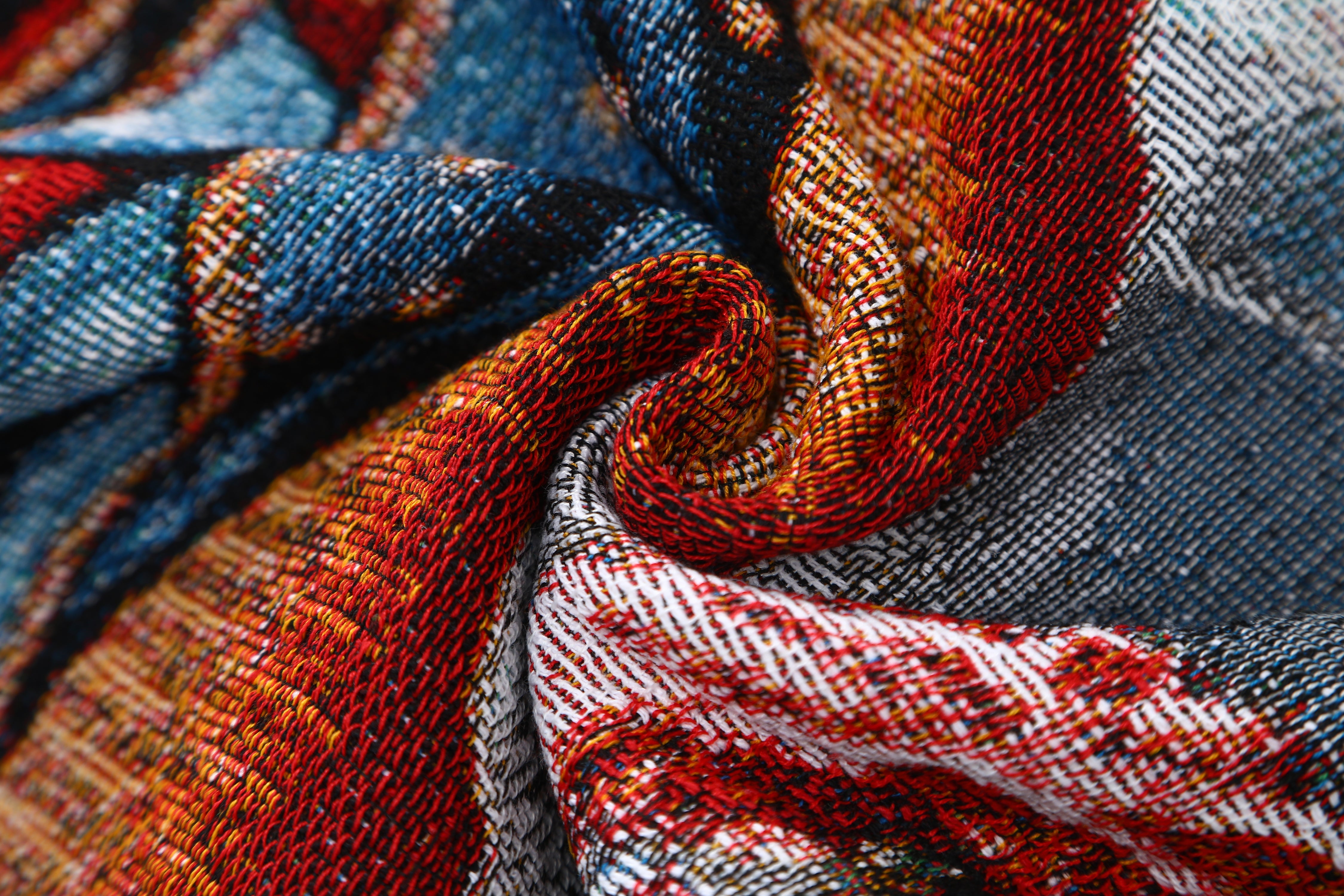"OUR LADY OF GUADALUPE" TAPESTRY JACQUARD FABRIC PULLOVER HOODIE - nickscacchetti