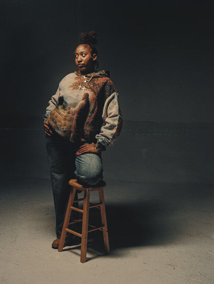 "HEAVENS MEADOW" TAPESTRY JACQUARD FABRIC PULLOVER HOODIE - nickscacchetti