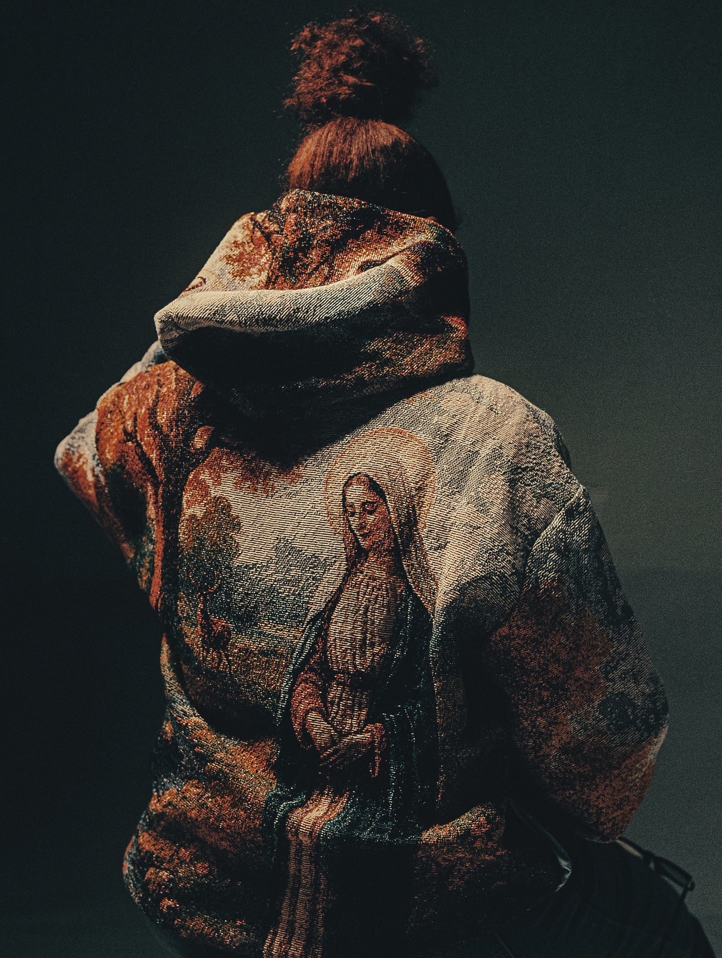 "HEAVENS MEADOW" TAPESTRY JACQUARD FABRIC PULLOVER HOODIE - nickscacchetti
