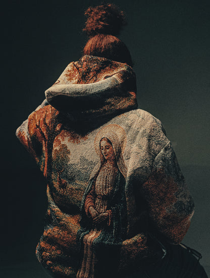 "HEAVENS MEADOW" TAPESTRY JACQUARD FABRIC PULLOVER HOODIE - nickscacchetti