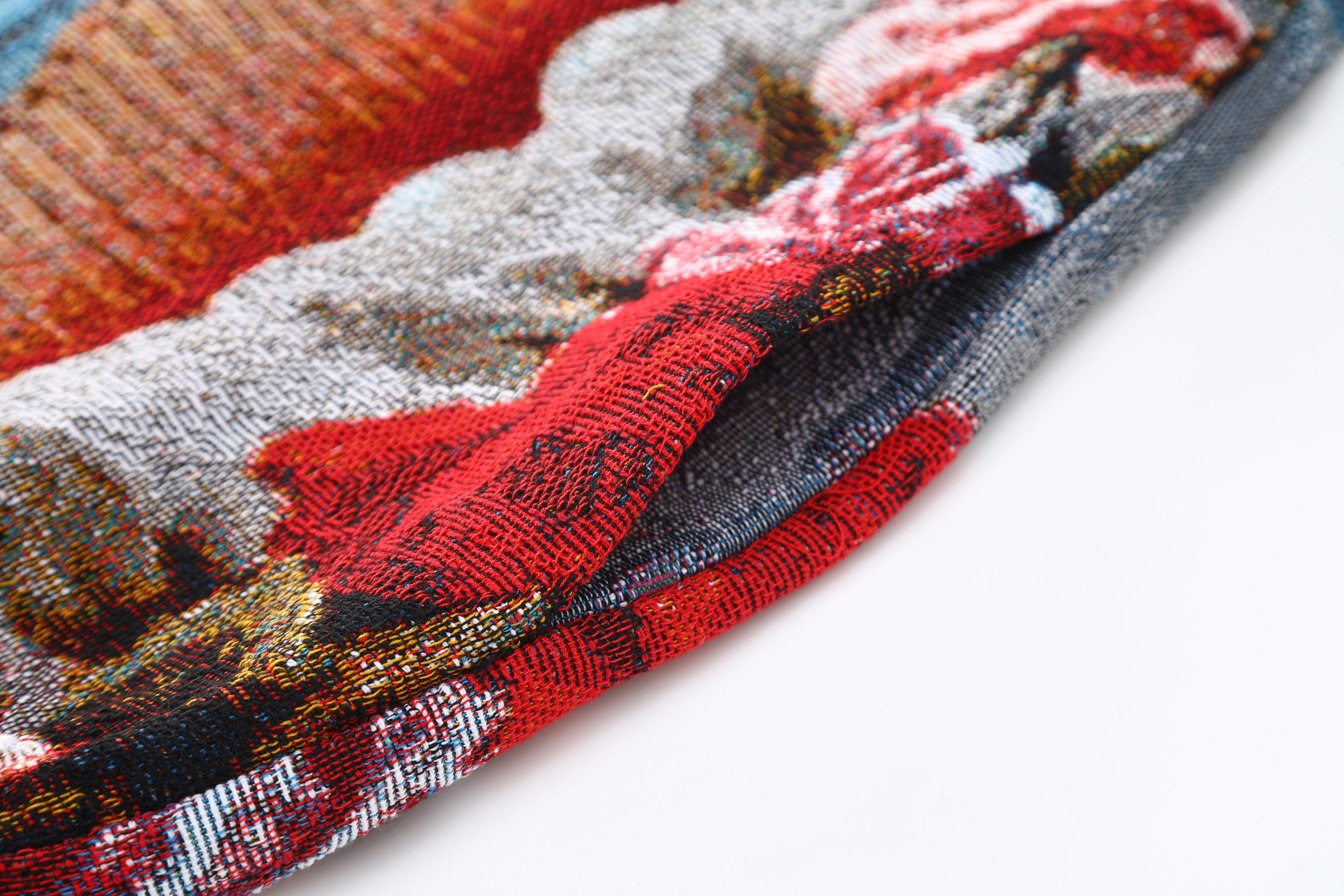 "OUR LADY OF GUADALUPE" TAPESTRY JACQUARD FABRIC PULLOVER HOODIE - nickscacchetti