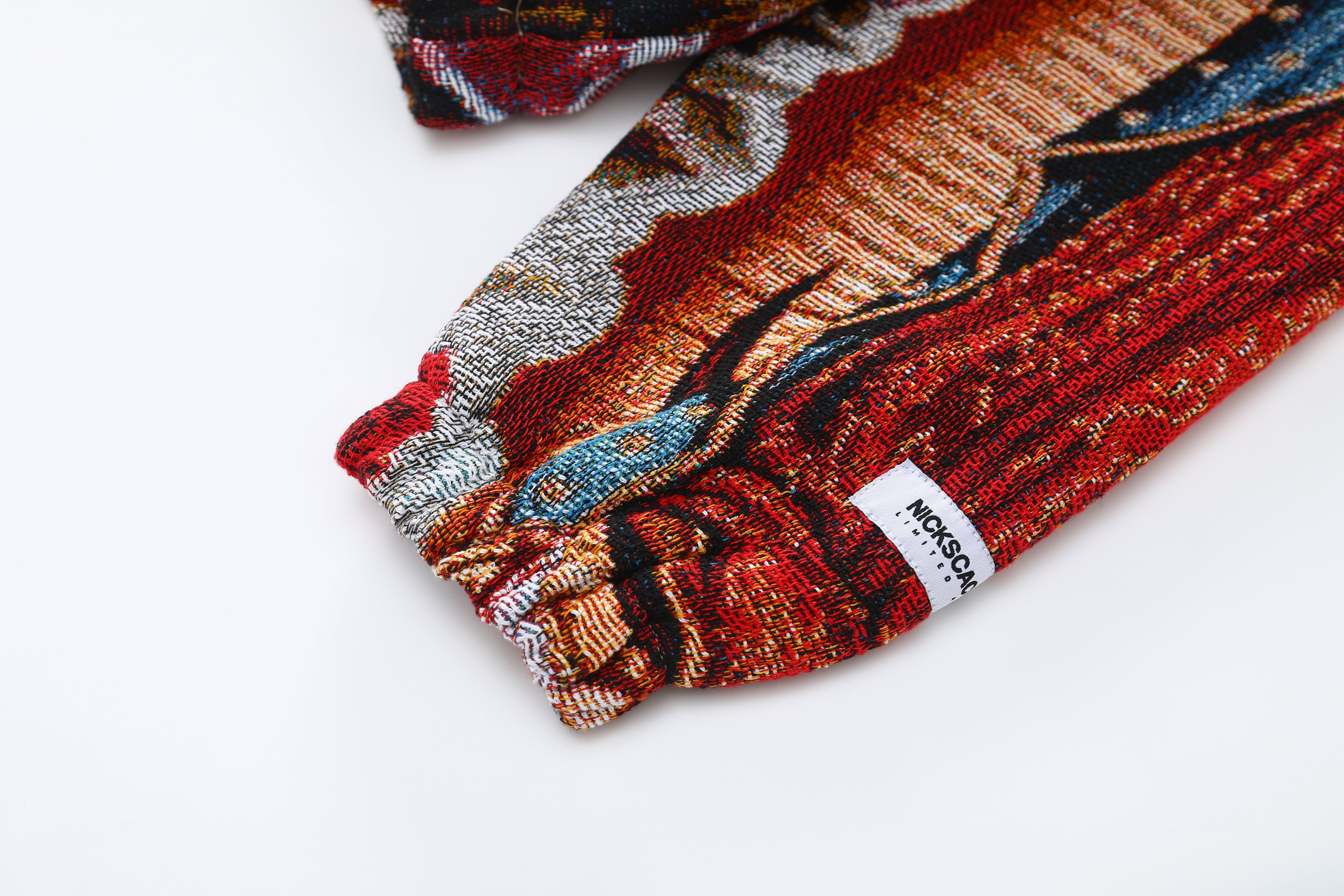 "OUR LADY OF GUADALUPE" TAPESTRY JACQUARD FABRIC PULLOVER HOODIE - nickscacchetti