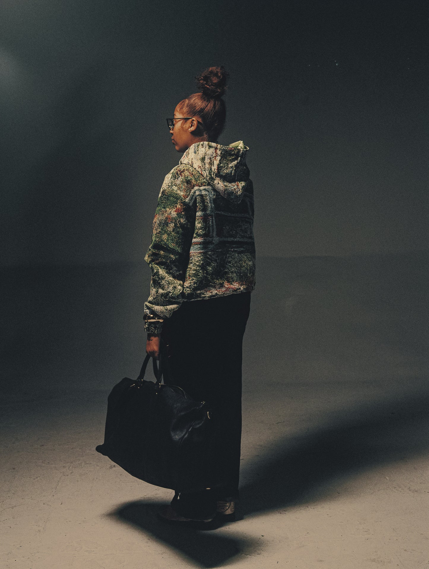 "MONET THE WATER LILY POND" TAPESTRY JACQUARD FABRIC PULLOVER HOODIE - nickscacchetti