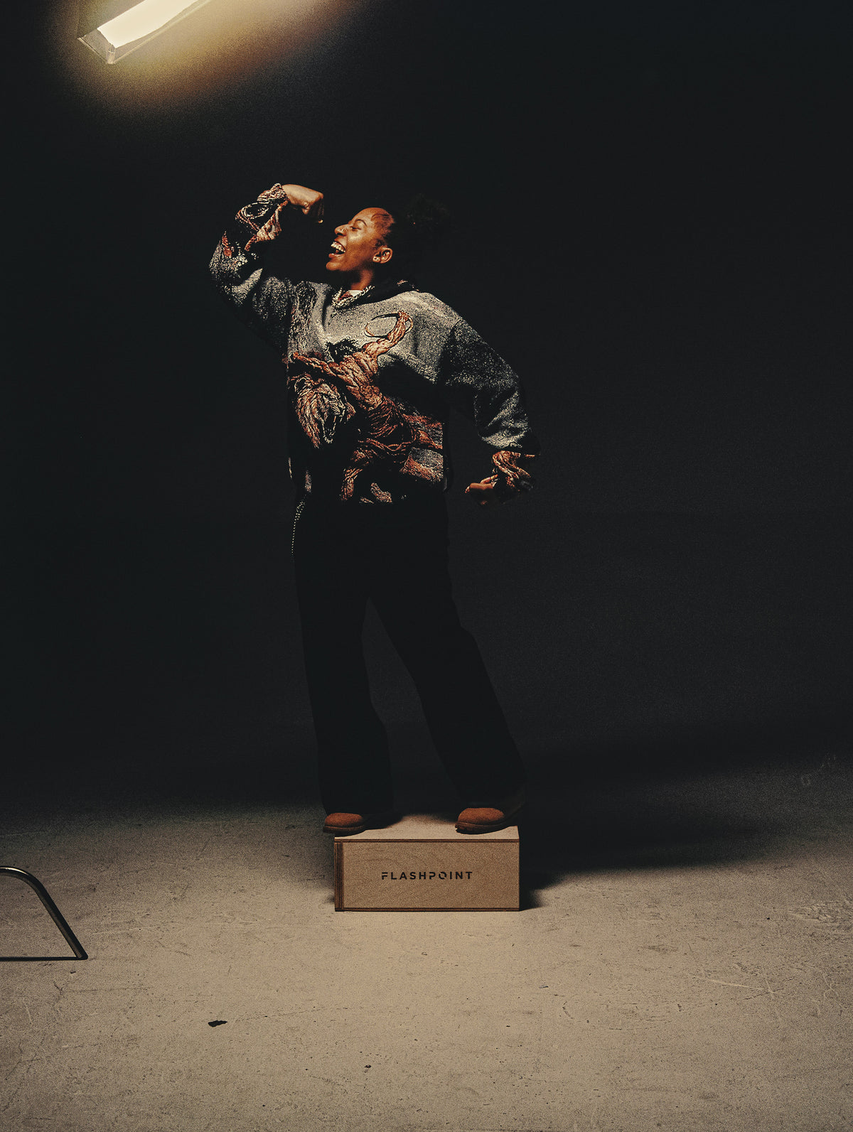 "SAMSON SLAYING THE LION" TAPESTRY JACQUARD FABRIC PULLOVER HOODIE - nickscacchetti