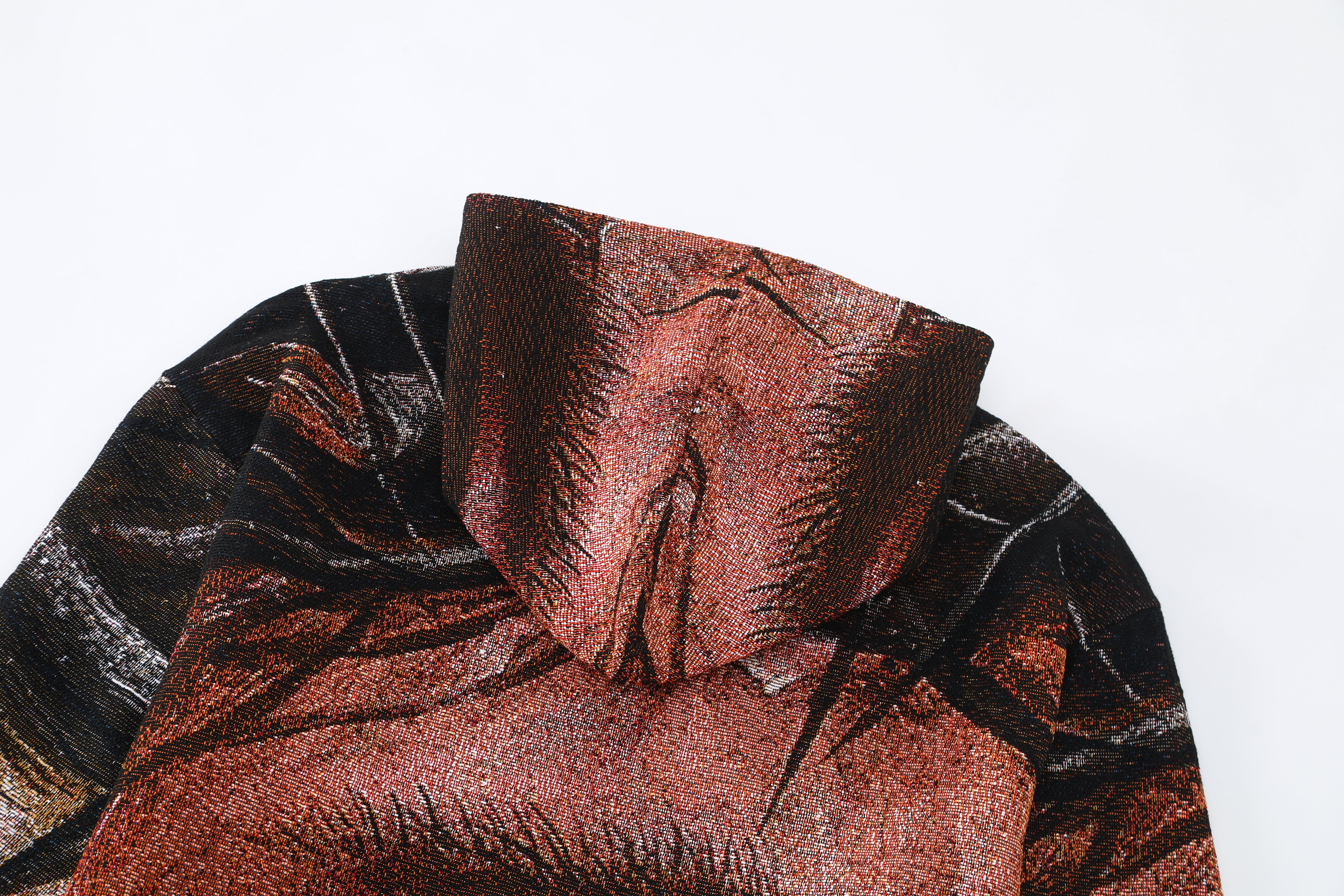 "CROWN OF THORNS" TAPESTRY JACQUARD FABRIC PULLOVER HOODIE - nickscacchetti