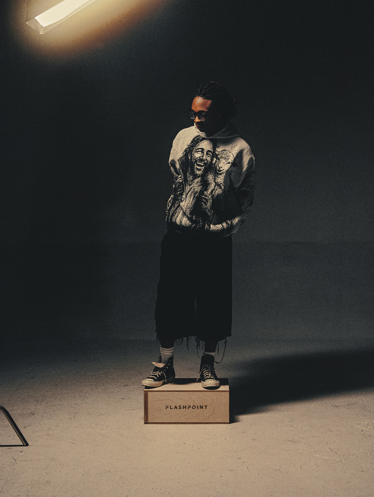"SHEPARD OF JOY" TAPESTRY JACQUARD FABRIC PULLOVER HOODIE - nickscacchetti