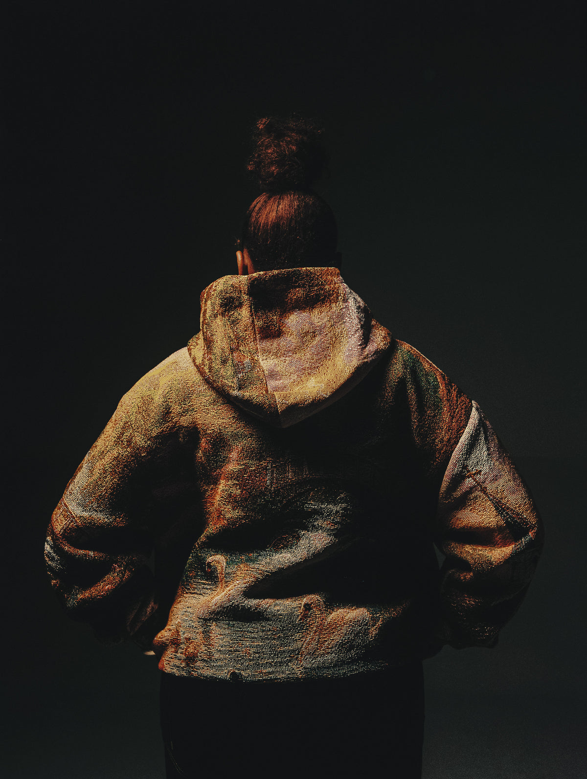 "CHAPEL DREAMS" TAPESTRY JACQUARD FABRIC PULLOVER HOODIE - nickscacchetti