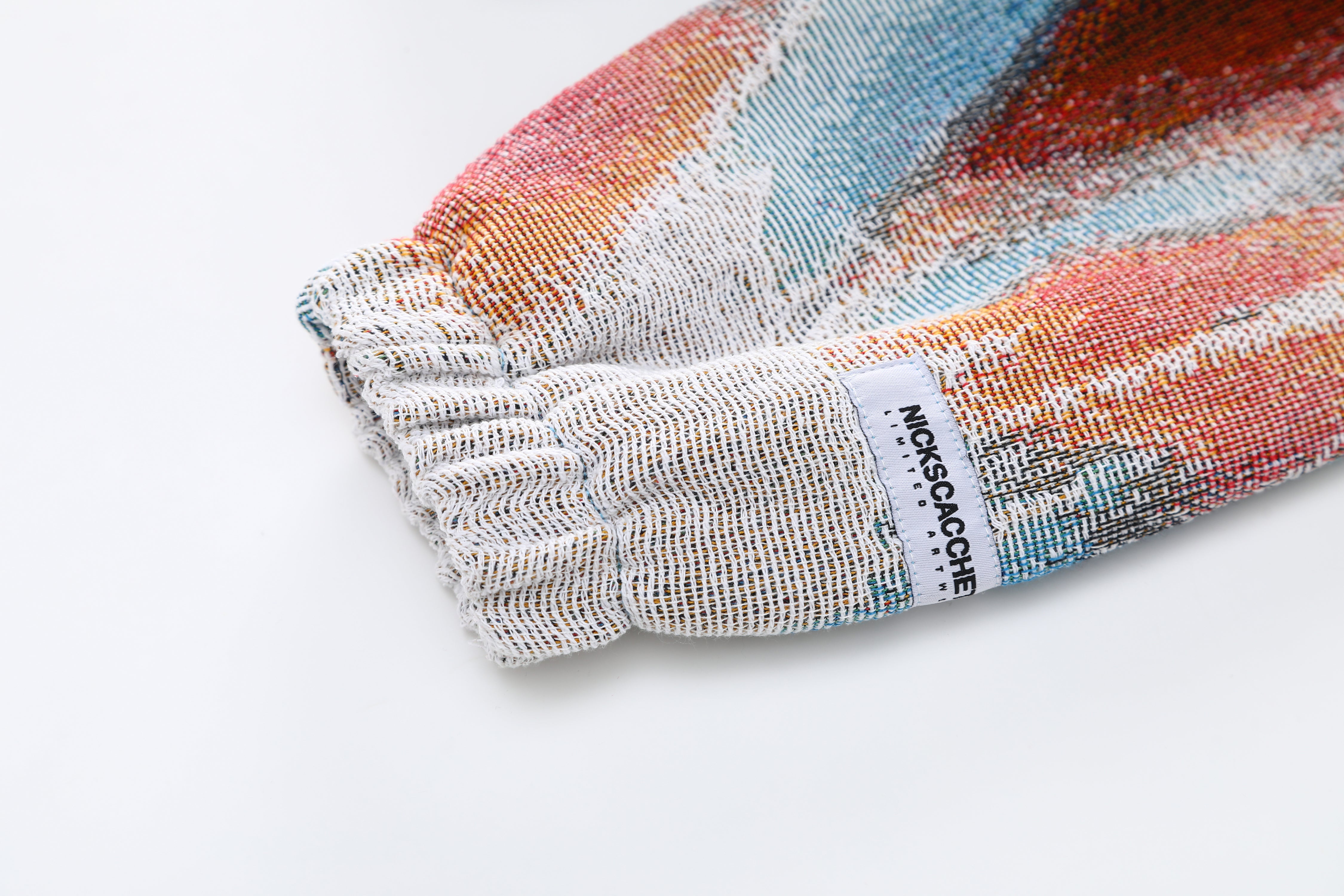 "CROWNED IN LIGHT" TAPESTRY JACQUARD FABRIC PULLOVER HOODIE - nickscacchetti