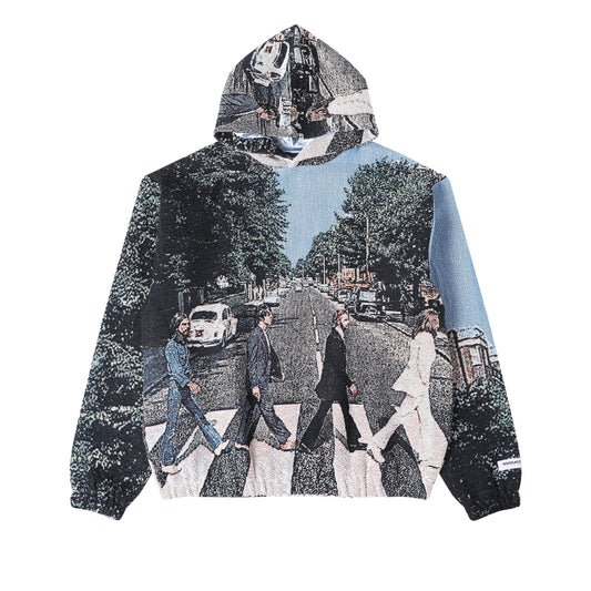 "Abbey Road" TAPESTRY JACQUARD FABRIC PULLOVER HOODIE - nickscacchetti