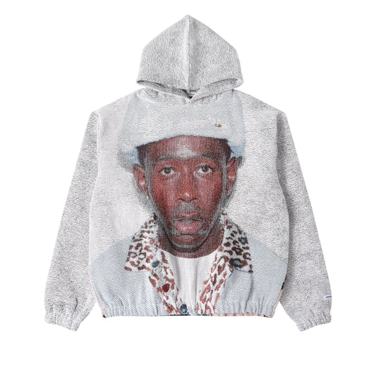 "Tyler The Creator" TAPESTRY JACQUARD FABRIC PULLOVER HOODIE - nickscacchetti