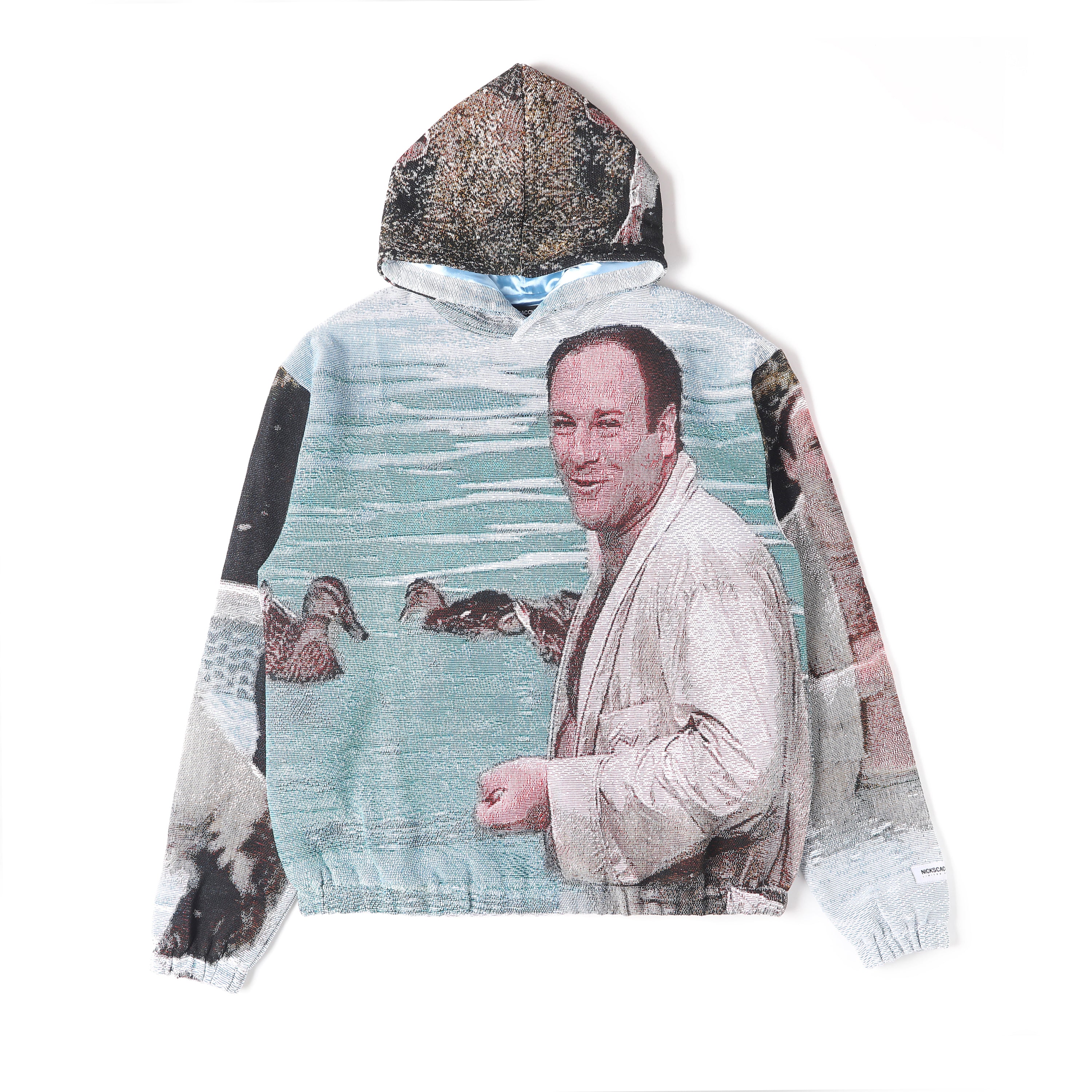 "SOPRANOS" TAPESTRY JACQUARD FABRIC PULLOVER HOODIE