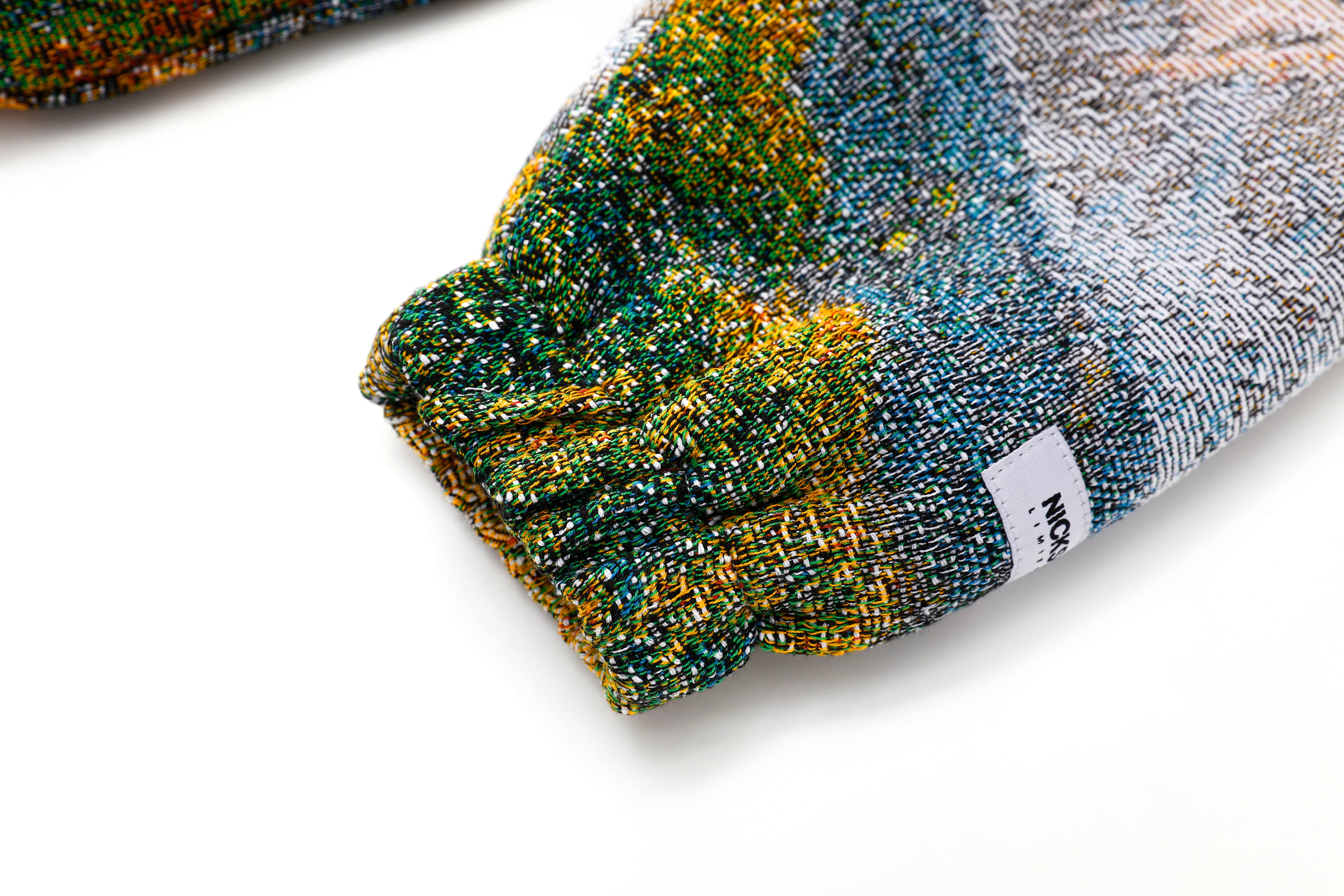 "HEAVENS MEADOW" TAPESTRY JACQUARD FABRIC PULLOVER HOODIE - nickscacchetti