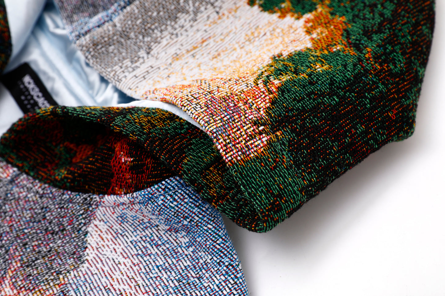 "VOYAGE OF LIFE" TAPESTRY JACQUARD FABRIC DOUBLE-ZIP HOODIE