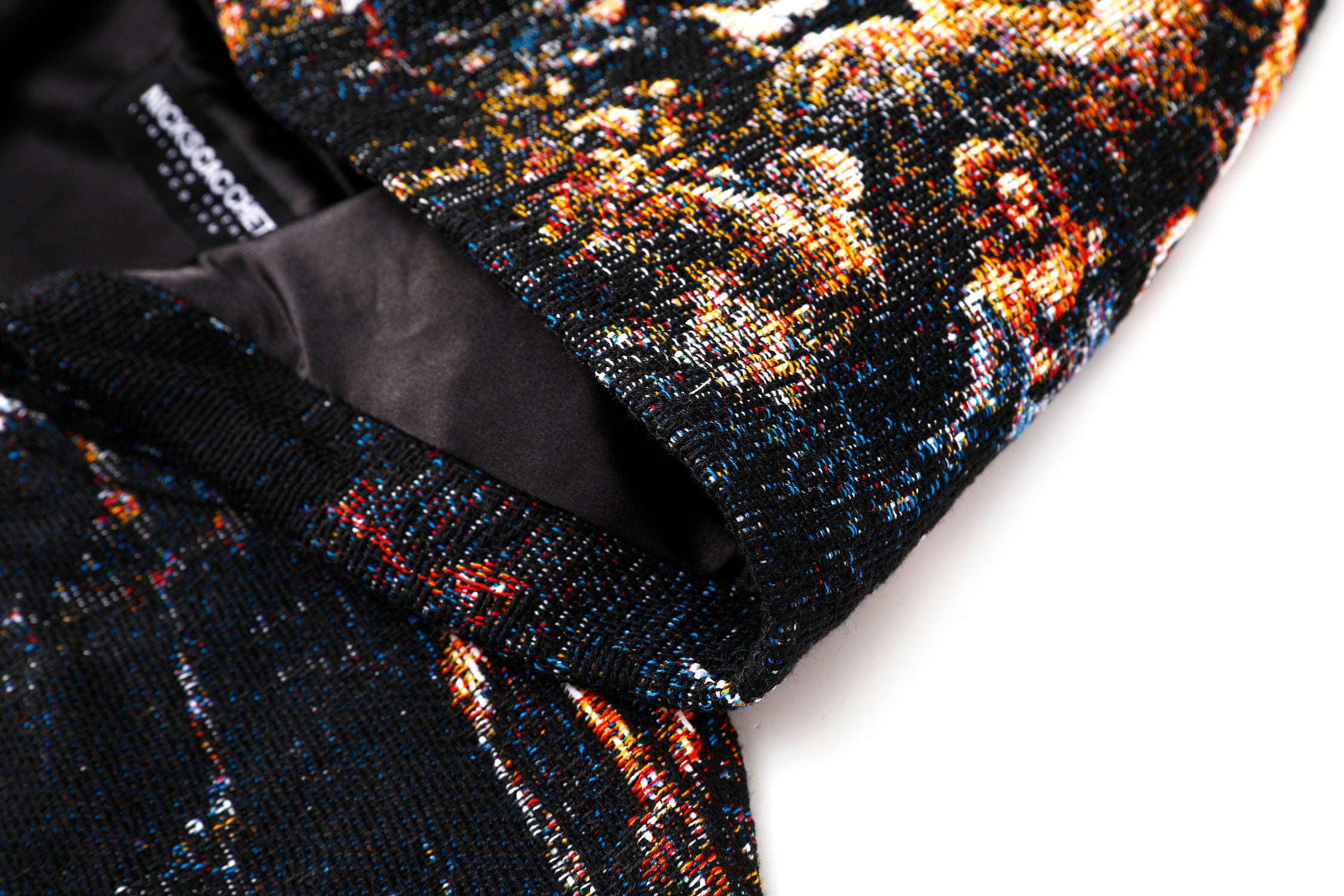 "TINTORETTO'S LAST SUPPER" TAPESTRY JACQUARD FABRIC DOUBLE-ZIP HOODIE - nickscacchetti