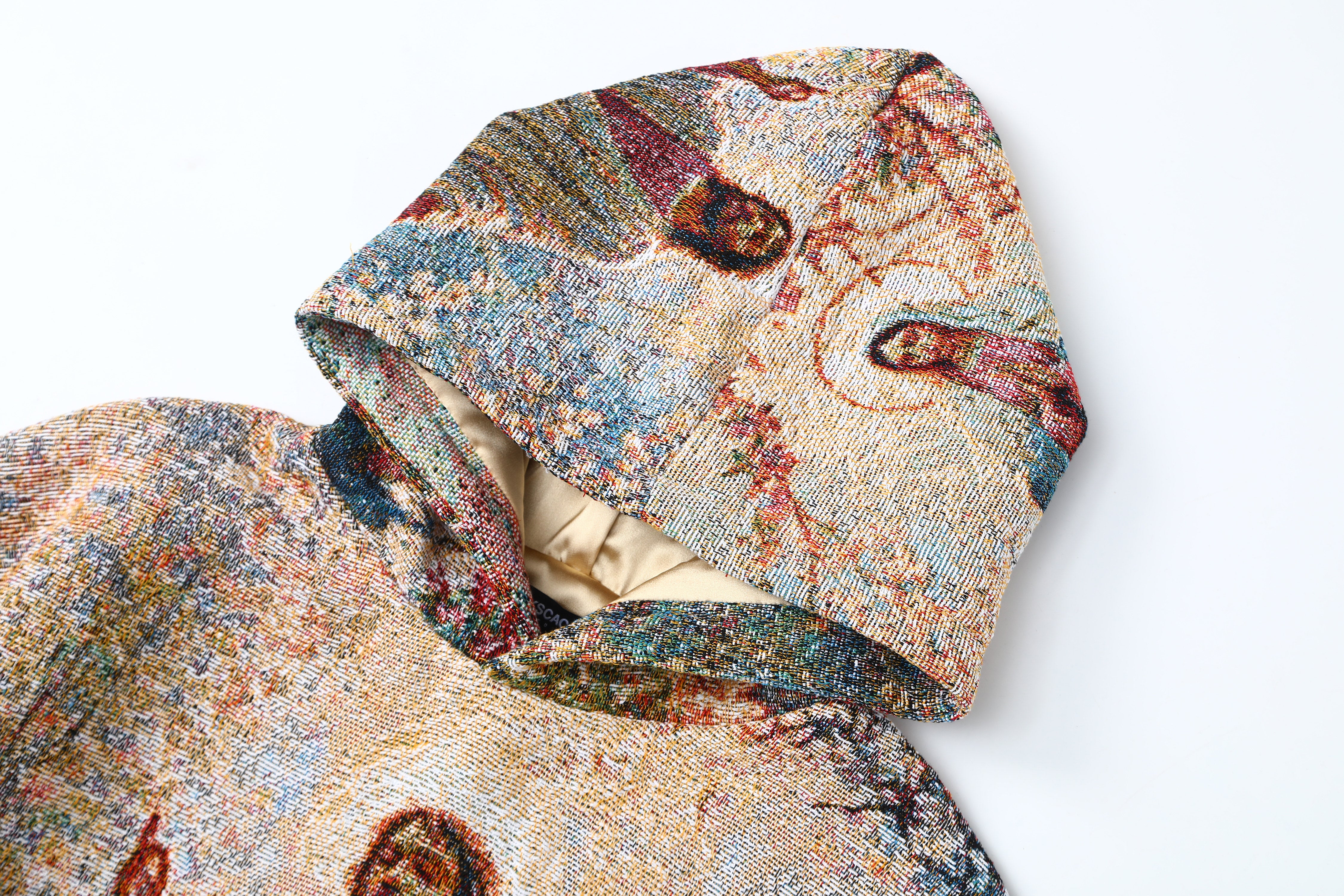 "LIGHT OF THE GARDEN" TAPESTRY JACQUARD FABRIC PULLOVER HOODIE - nickscacchetti